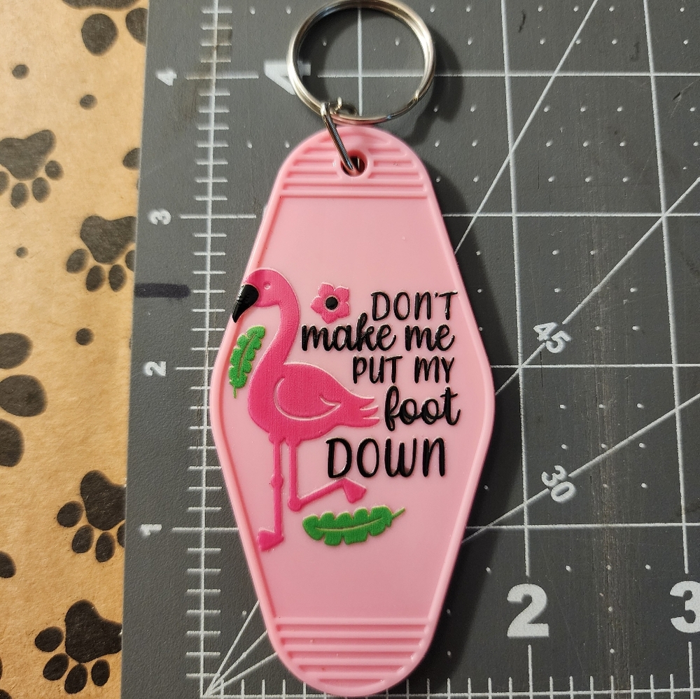 Pink Flamingo Keychain - Picture 3 of 3